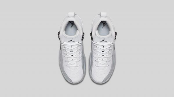 Nike Air Jordan 12 Retro Gs Sko Til Mænd Grå