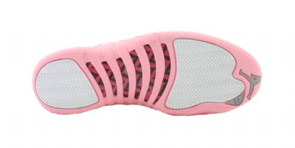 Nike Air Jordan 12 Retro Low Toppe Basketball Sko Til Damer Lyserød