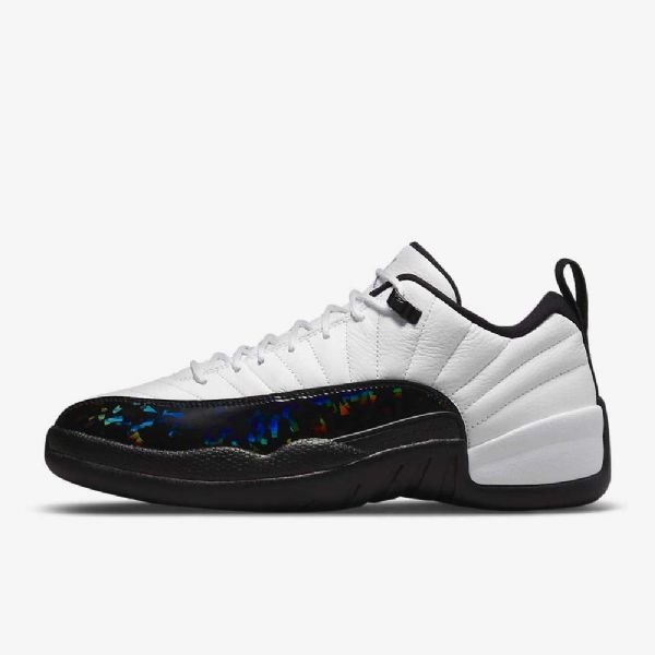 Nike Air Jordan 12 Retro Low Tops Sko Til Mænd Hvid Sølv