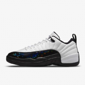 Nike Air Jordan 12 Retro Low Tops Sko Til Mænd Hvid Sølv