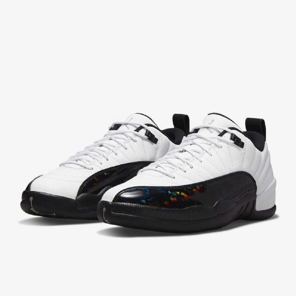 Nike Air Jordan 12 Retro Low Tops Sko Til Mænd Hvid Sølv
