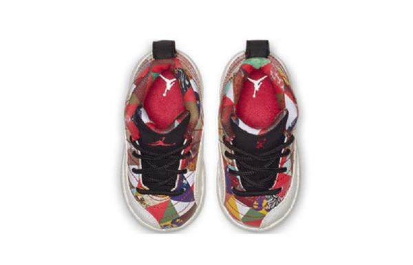 Nike Air Jordan 12 Retro Td Basketball Sko Til Børn Flerfarvet