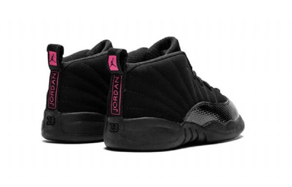 Nike Air Jordan 12 Retro Td Basketball Sko Til Børn Lyserød
