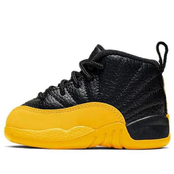 Nike Air Jordan 12 Retro Td Sko Til Børn Guld