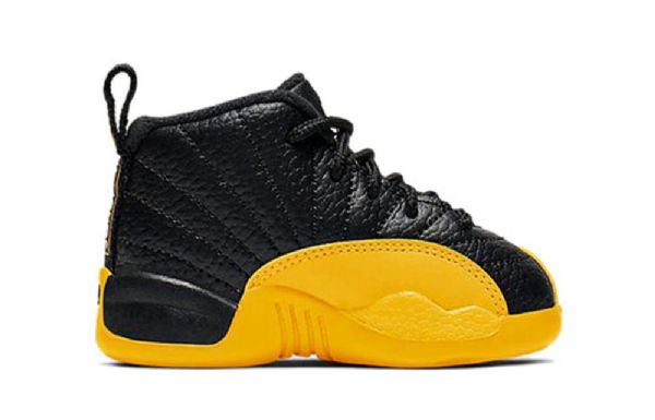 Nike Air Jordan 12 Retro Td Sko Til Børn Guld