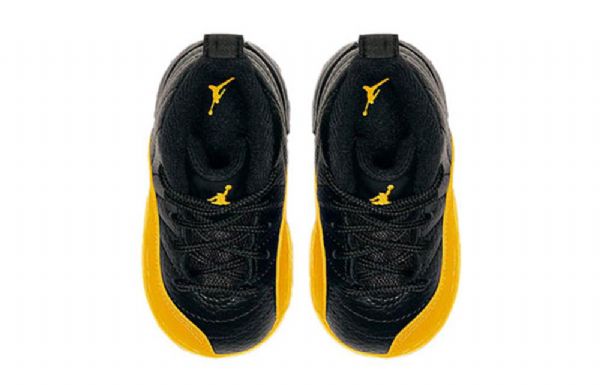 Nike Air Jordan 12 Retro Td Sko Til Børn Guld