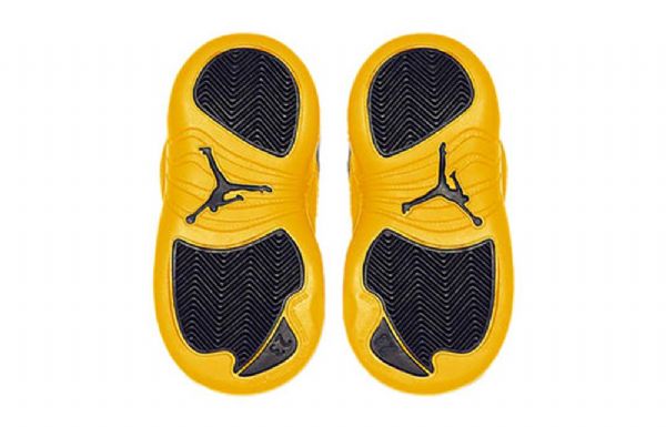 Nike Air Jordan 12 Retro Td Sko Til Børn Guld