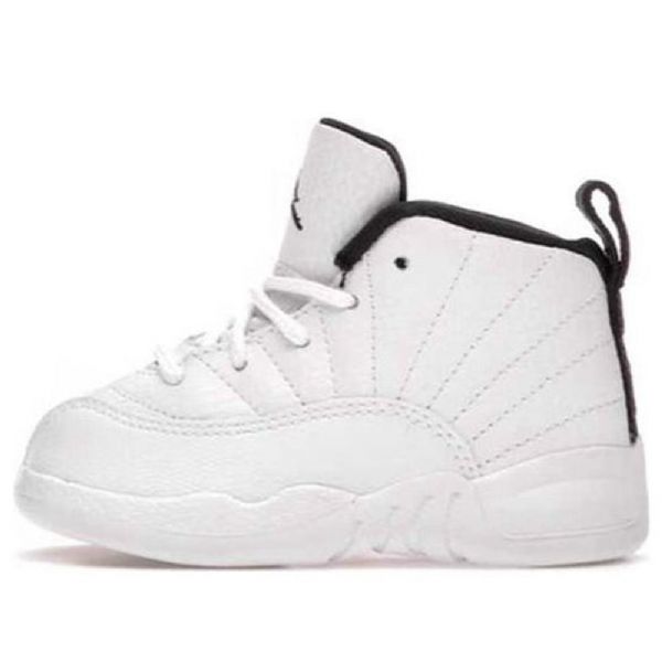 Nike Air Jordan 12 Retro Td Sko Til Børn Hvid