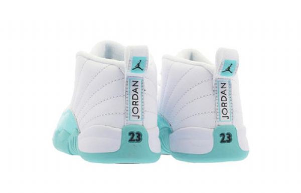 Nike Air Jordan 12 Retro Td Sko Til Børn Lys Turkis