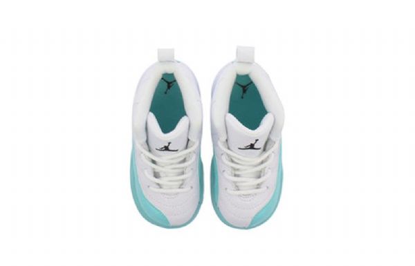 Nike Air Jordan 12 Retro Td Sko Til Børn Lys Turkis