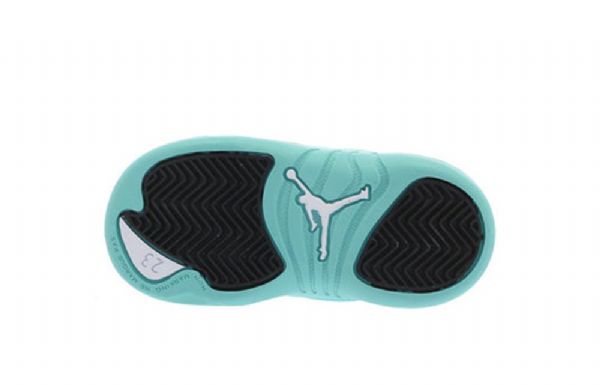 Nike Air Jordan 12 Retro Td Sko Til Børn Lys Turkis