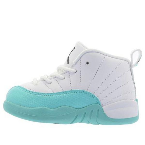 Nike Air Jordan 12 Retro Td Sko Til Børn Lys Turkis