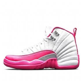 Nike Air Jordan 12 Retro Td Sko Til Børn Lyserød