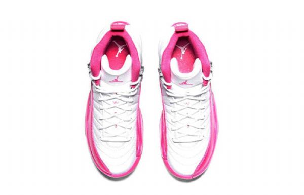 Nike Air Jordan 12 Retro Td Sko Til Børn Lyserød