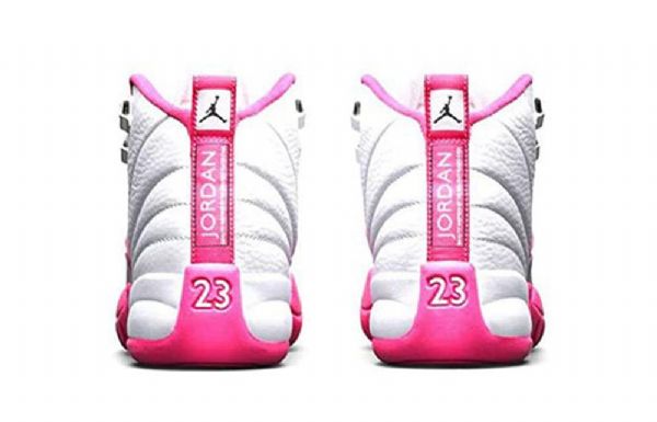 Nike Air Jordan 12 Retro Td Sko Til Børn Lyserød