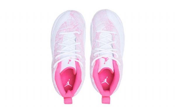 Nike Air Jordan 12 Retro Td Sko Til Børn Lyserød