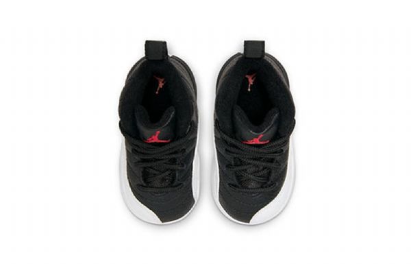 Nike Air Jordan 12 Retro Td Sko Til Børn Sort Grå