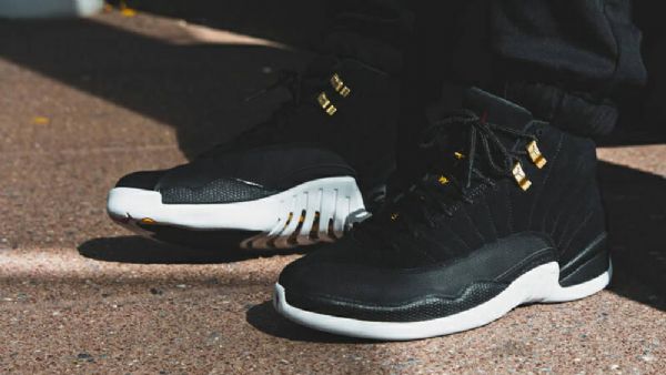 Nike Air Jordan 12 Reverse Taxi Sko Til Mænd Sort