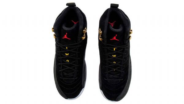 Nike Air Jordan 12 Reverse Taxi Sko Til Mænd Sort