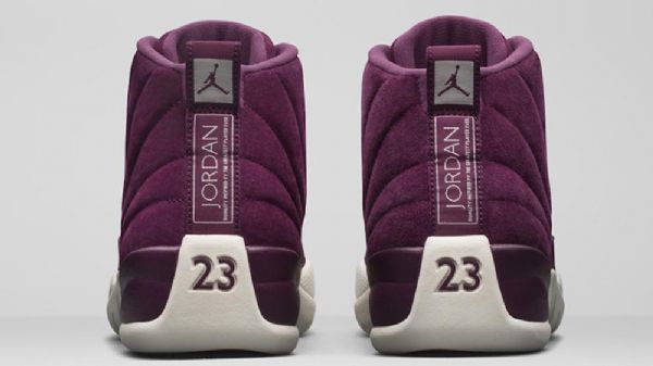Nike Air Jordan 12 Sko Til Mænd Burgundy