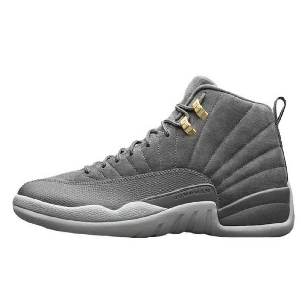 Nike Air Jordan 12 Sko Til Mænd Mørkegrå