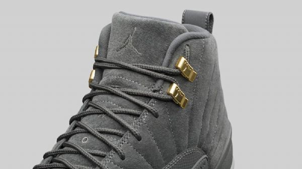 Nike Air Jordan 12 Sko Til Mænd Mørkegrå