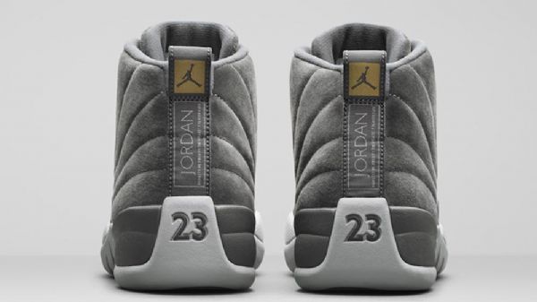 Nike Air Jordan 12 Sko Til Mænd Mørkegrå