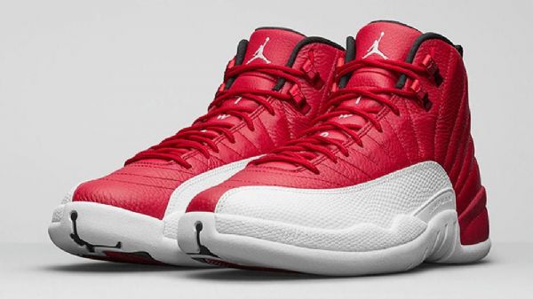 Nike Air Jordan 12 Sko Til Mænd Rød Hvid