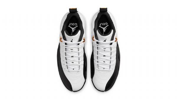 Nike Air Jordan 12 Taxi Ruskindssko Til Mænd Hvid Sort