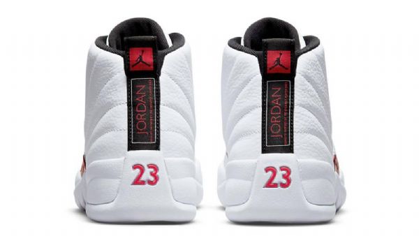 Nike Air Jordan 12 Twist Sko Til Mænd Hvid Rød