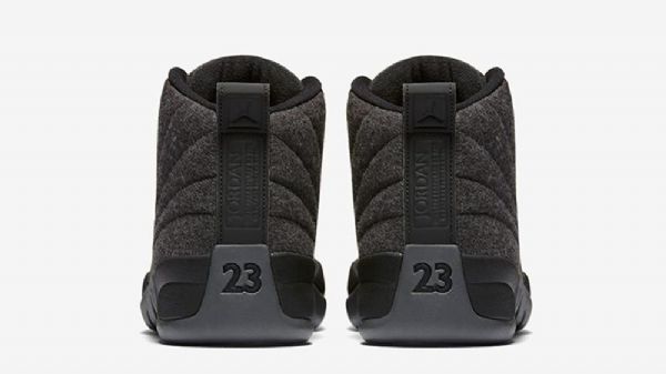 Nike Air Jordan 12 Uldsko Til Mænd Sort