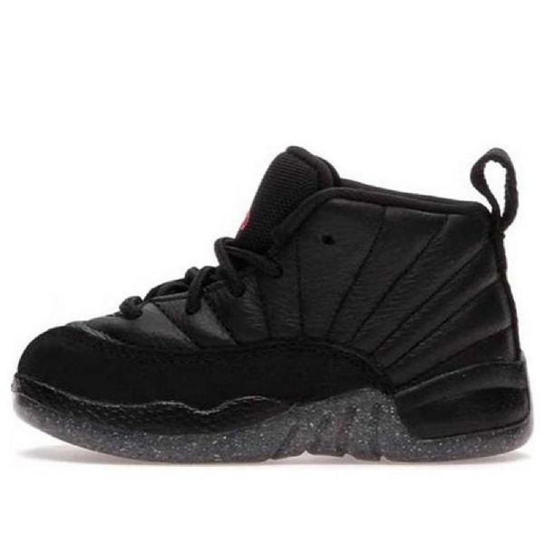 Nike Air Jordan 12 Utility Td Sko Til Børn Sort