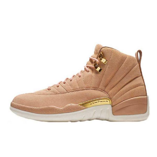 Nike Air Jordan 12 Vachetta Tan Sko Til Mænd Coral