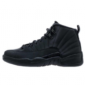 Nike Air Jordan 12 Vintersko Til Mænd Sort