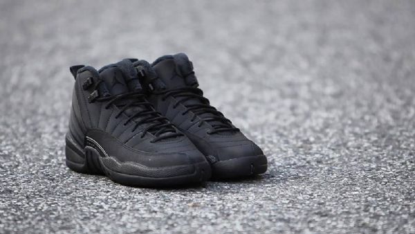 Nike Air Jordan 12 Vintersko Til Mænd Sort