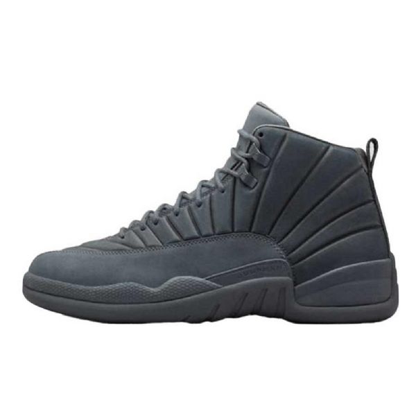 Nike Psny Air Jordan 12 Sko Til Mænd Mørkegrå