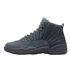 Nike Psny Air Jordan 12 Sko Til Mænd Mørkegrå