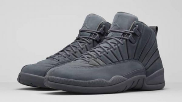 Nike Psny Air Jordan 12 Sko Til Mænd Mørkegrå
