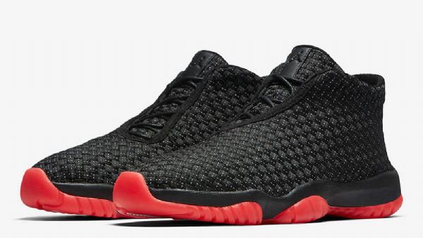 Nike Air Jordan Future Premium Infrarøde Sko Til Mænd Sort