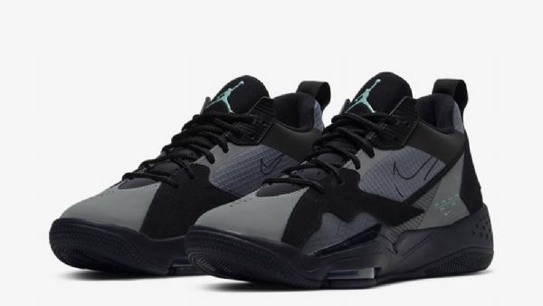 Nike Air Jordan Zoom 92 Neptune Sko Til Mænd Grå Grøn