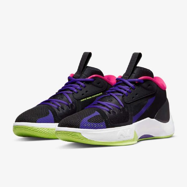 Nike Air Jordan Zoom Separate Basketball Sko Til Mænd Sort Lilla