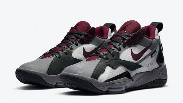 Nike Psg Jordan Zoom 92 Sko Til Mænd Hvid Grå