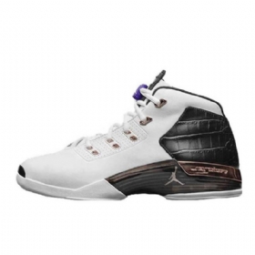 Nike Air Jordan 17 Kobber Sko Til Mænd Sort Hvid