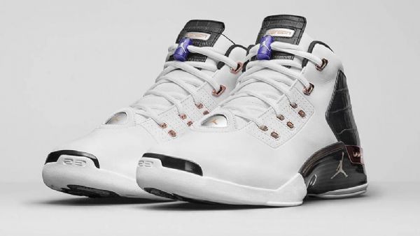 Nike Air Jordan 17 Kobber Sko Til Mænd Sort Hvid